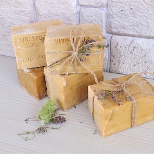 200 grams Authentic Natural Soap , Antique Laundry Soap , Decor Soap , Collectible Soaps