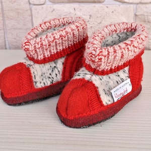 18 number Vintage Baby Shoes , Wool Baby Socks , Children&#39;s Warm Slippers