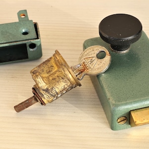 Antique Key Lock , Vintage Lock