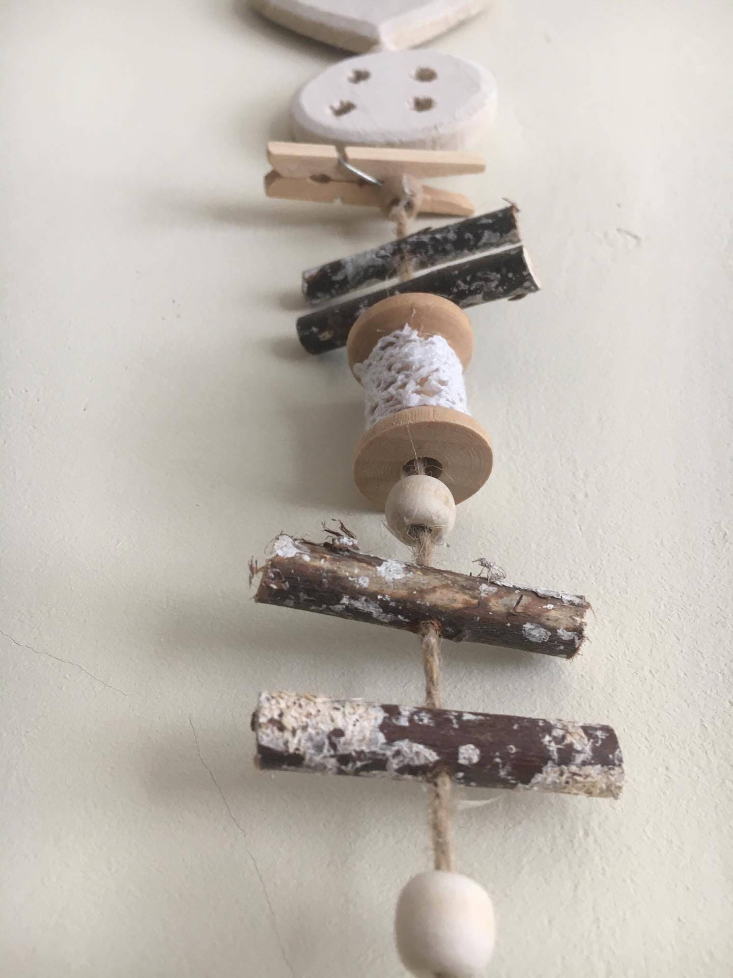 Decoración de pared en madera Decoración en madera natural | Etsy