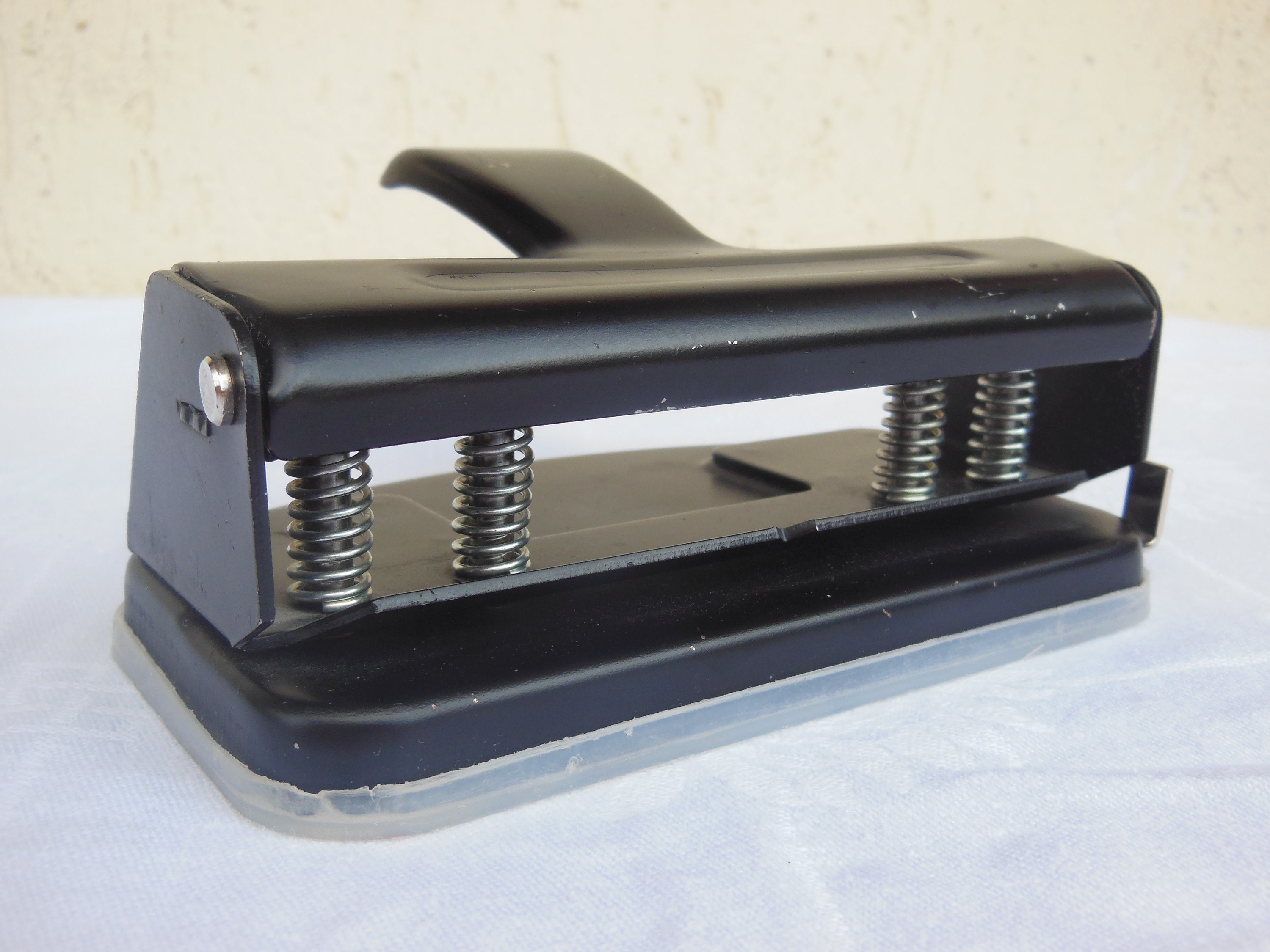 Metal Hole Punch, Office Equipment, Vintage Office Supplies, Soviet Vintage Paper  Hole Puncher 
