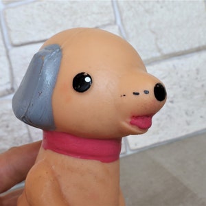 Dog , Russian Rubber Toy , Vintage Rubber Toy