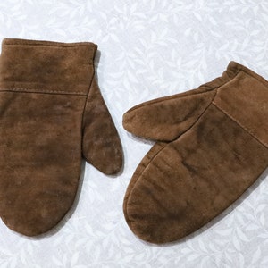 Leather Gloves , Children&#39;s Gloves , Winter Gloves , Vintage Gloves
