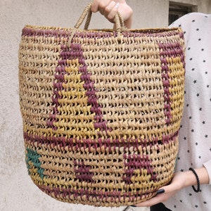 Vintage Summer Straw Bag ,  Straw Bag