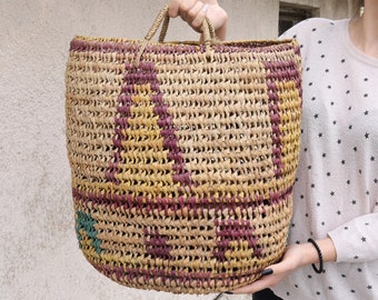 Vintage Summer Straw Bag ,  Straw Bag