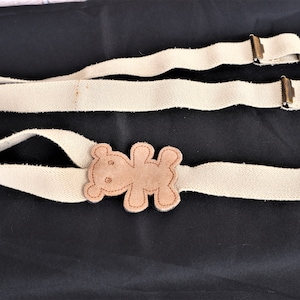 Adjustable braces made in Germany ,Vinatge 1990s Children&#39;s braces  , Child Accessories , Child Clamps , Braces With Teddy Bear, Baby Braces