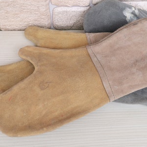 Protective Gloves , Napa gloves , Leather Work Gloves , Vintage Safety Gloves , Garden Gloves , Leather Gloves , Unused , Protective Gloves