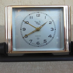 Vintage Table Clock ,  Alarm Clock ,  Alarm clock &quot;Slava&quot;