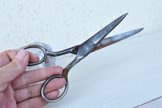 Antique Scissors Big Scissors Old Large Scissors Tailoring