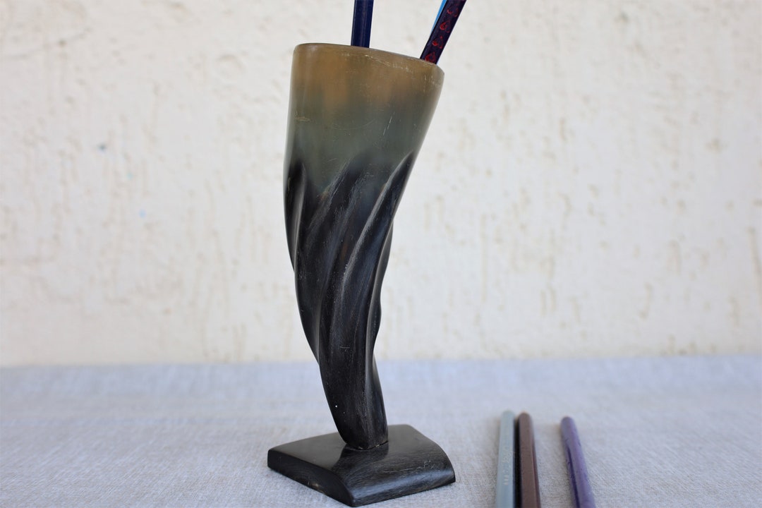 Pencil Box, Vintage Horn Pencil , Handmade Pencil ,desktop Pencil