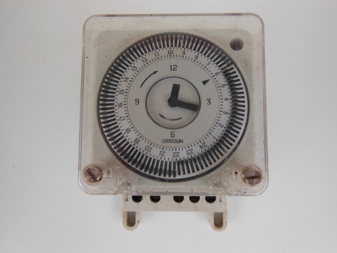 Vintage Switch Clock Switch Switch Time Switch Germani Etsy