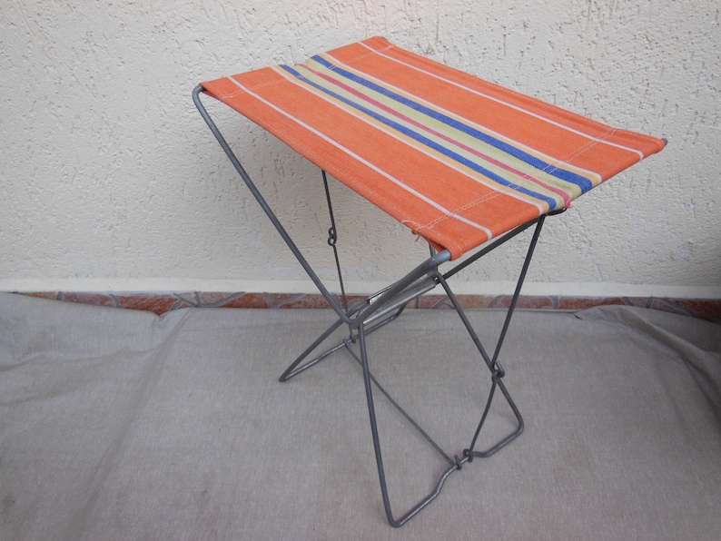 Fishing Chair Camping Chair Vintage Folding Chair Compact Small Chair