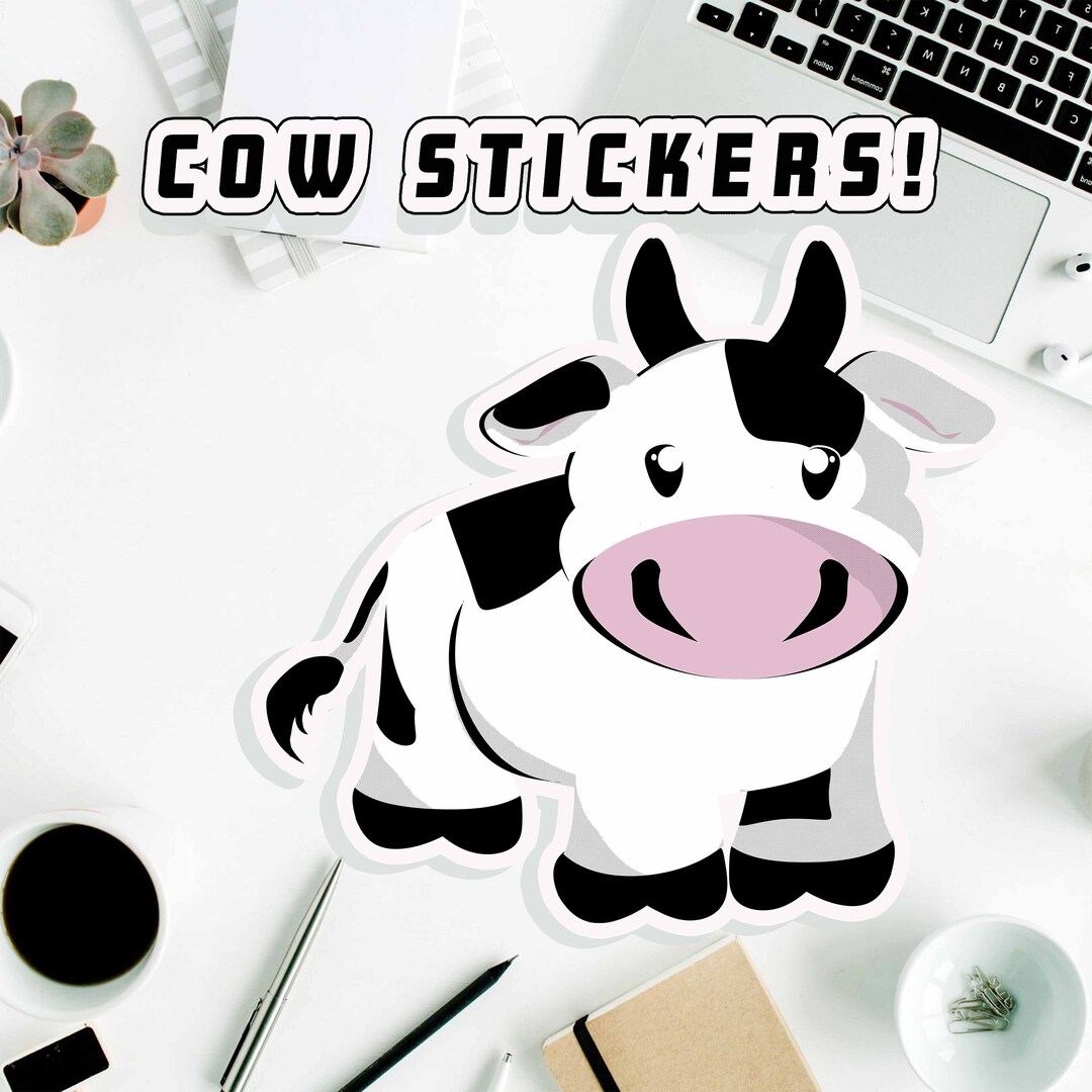 Cow Stickers Adorable Black & White Cow Sticker Mootiful Farm Decor