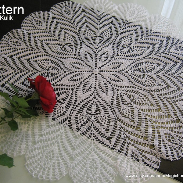 Crochet Doily Pattern Diagram Only, PDF, Home vintage decor, Nappe en dentelle tricotée, Décoration de table ajourée, Boutique Ukraine, Diagramme #5