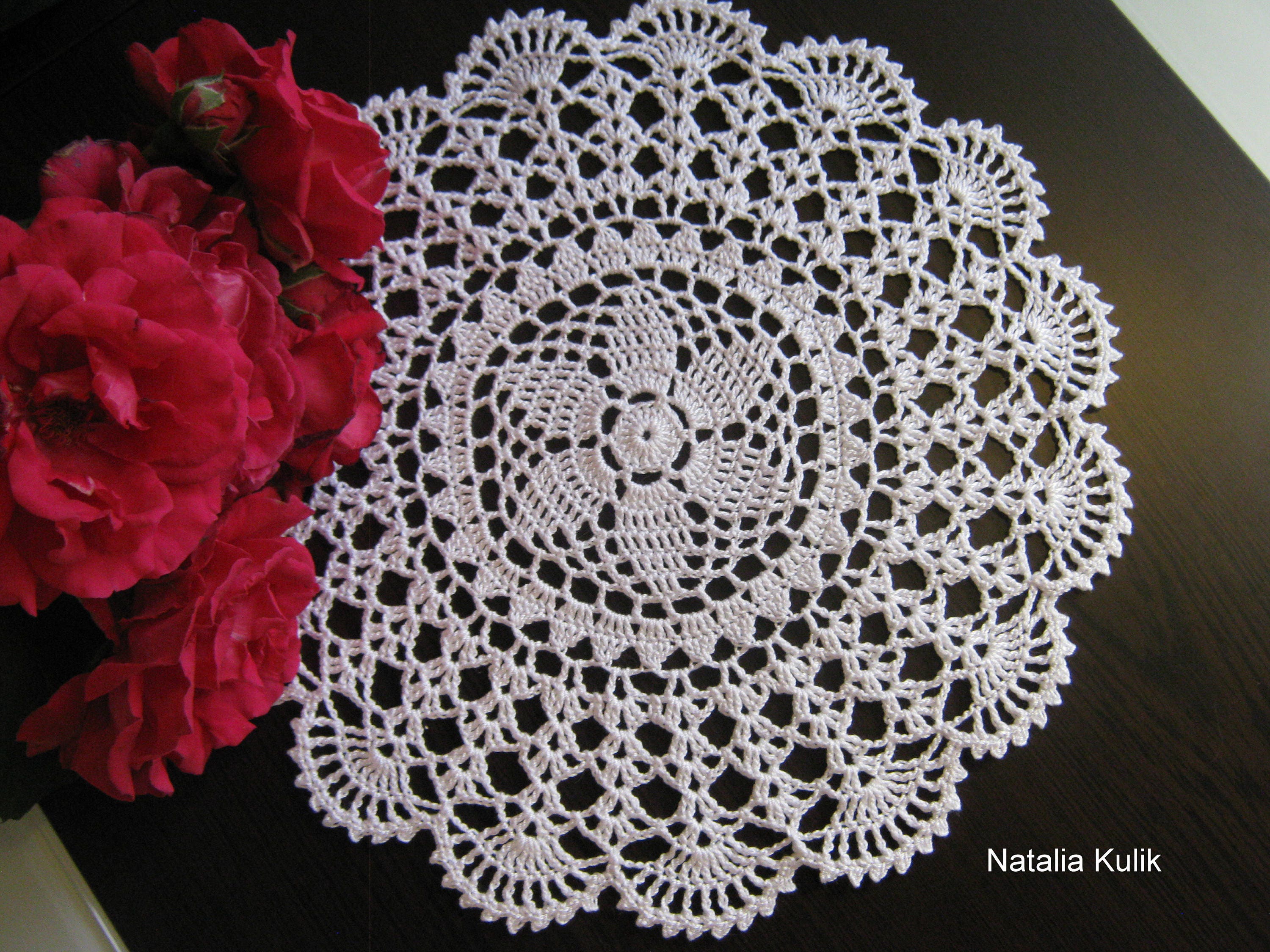 Crochet Doilies Napkin Crochet Crochet Placemat Openwork Napkins Set of