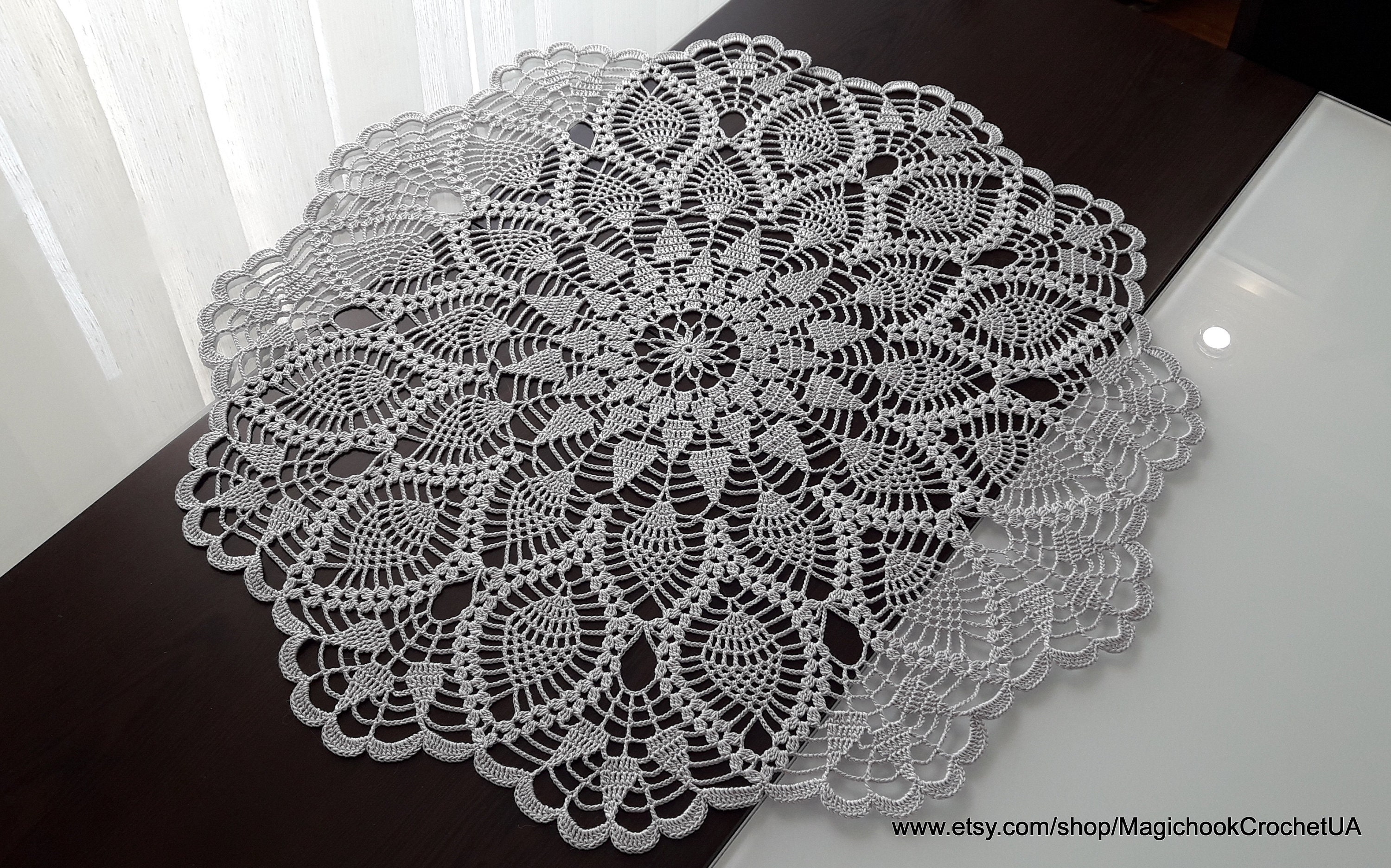 5.5 Lace Doily Black - Etsy