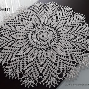 Crochet Doily Pattern Diagram Only, PDF,Ukraine shop Pattern,Home Vintage Decor,Knitted Lace tablecloth,Openwork Table Decoration,Diagram#18