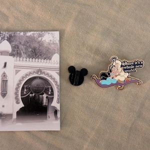 Disney Adventureland Jasmine and Aladdin Official Disney Pin Trading Pin