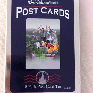 Walt Disney World-doosje van 8 postkaarten