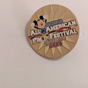 All American Pin Festival Official Disney Pin Trading Pin