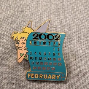 Tinkerbell February Calendar Disney Store Collector Pin