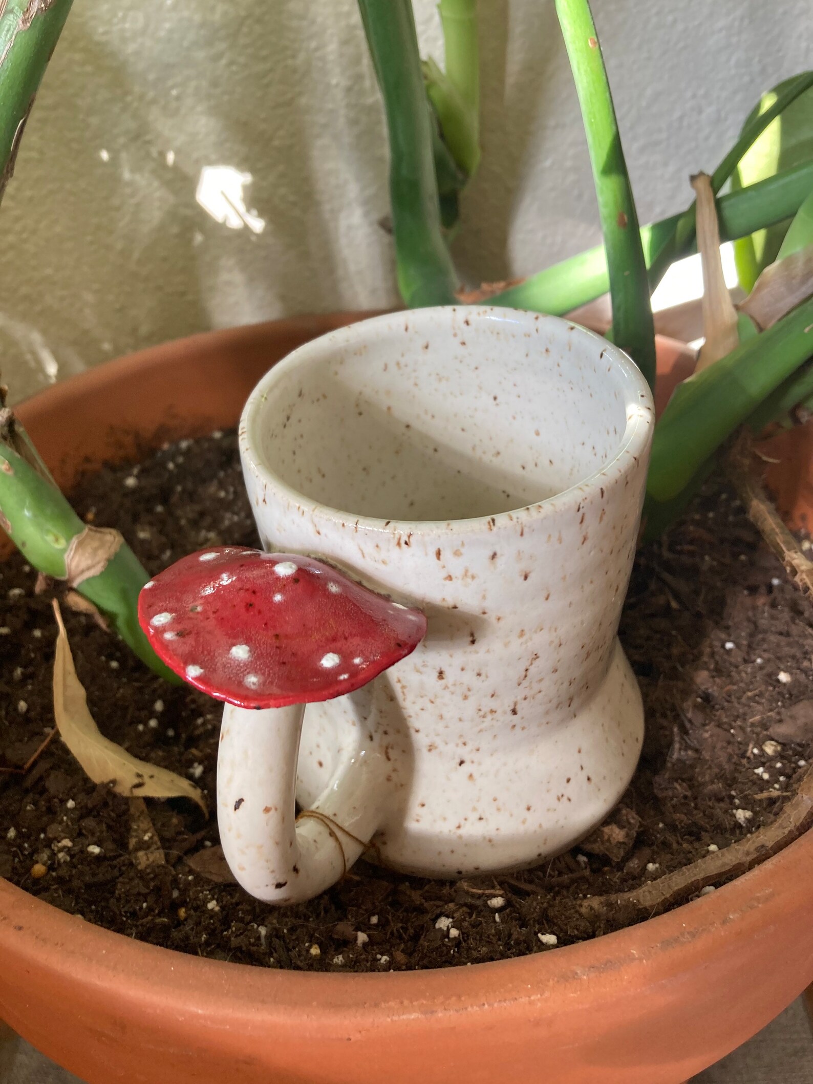 Mushroom Handle Mug Etsy