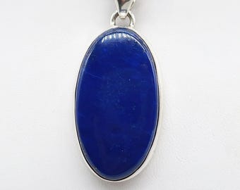 Lapis Sterling Silver Pendant