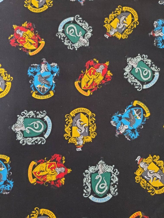 Ravenclaw House Crest Fabric Harry Potter Fabric Print 100% 