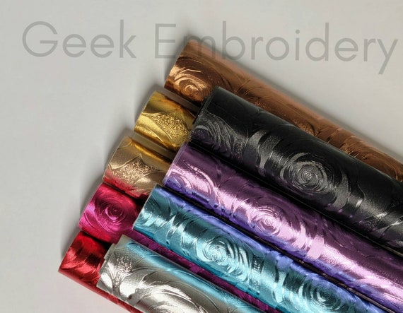 Rose Faux Leather Rolls, Synthetic Leather Sheets, Bow Making, Jewelry Making, Vinyl