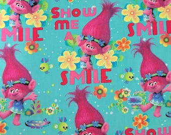 Vintage Treasure Troll Sheets Set- Rare Twin Flat, Fitted Bottom