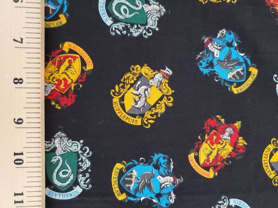 Ravenclaw House Crest Fabric Harry Potter Fabric Print 100% 