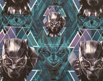 Black Panther Fabric Etsy