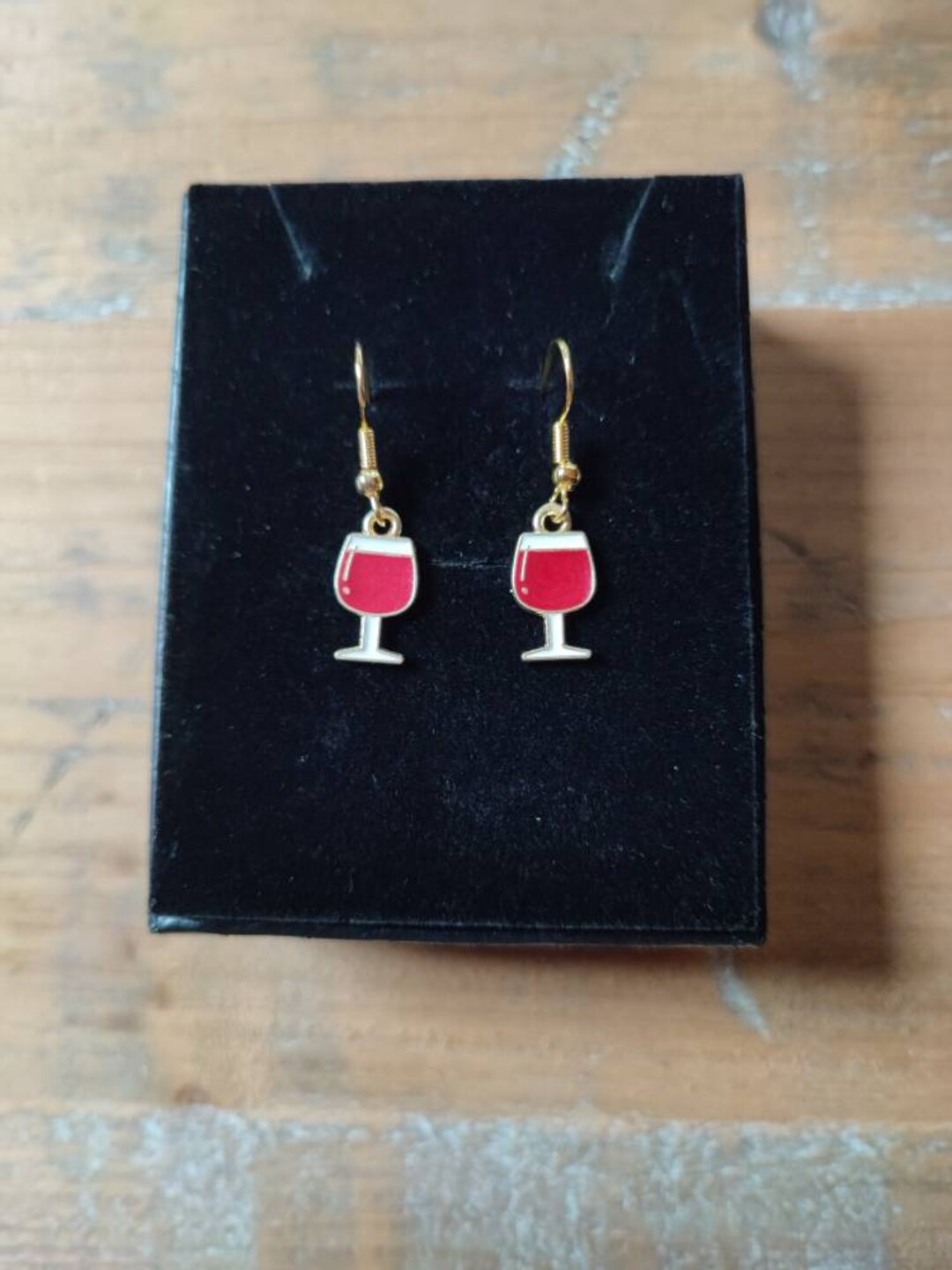 Wine Glass Earrings Wine Earrings With S925 Earrings Wine Etsy