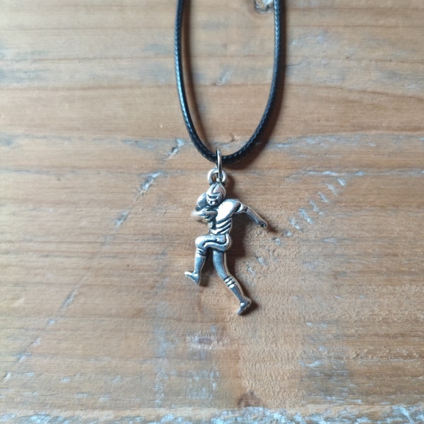 American Football Necklace football Necklace football jewelry football pendant football Necklace sports jewelry foetball charm men necklace