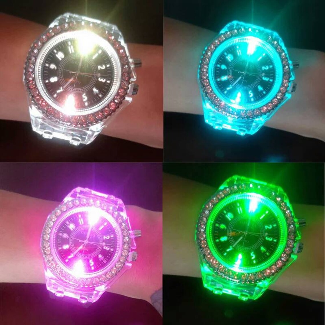 led flash watch