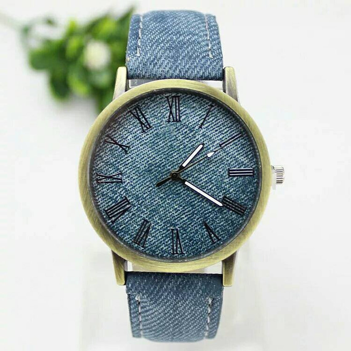 Casual Denim Watch Blue Women Jeans Look Watches Women Watch Etsy