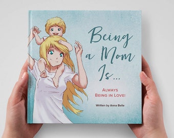 Livre relié pour la fête des Mères : Moments illustrés pour maman et enfants