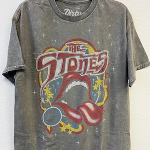 THE ROLLING STONES - Some Girls Lips Unisex Tee (Rhinestones Optional) Officially licensed - 1960s music, english rock band, beast of burden
