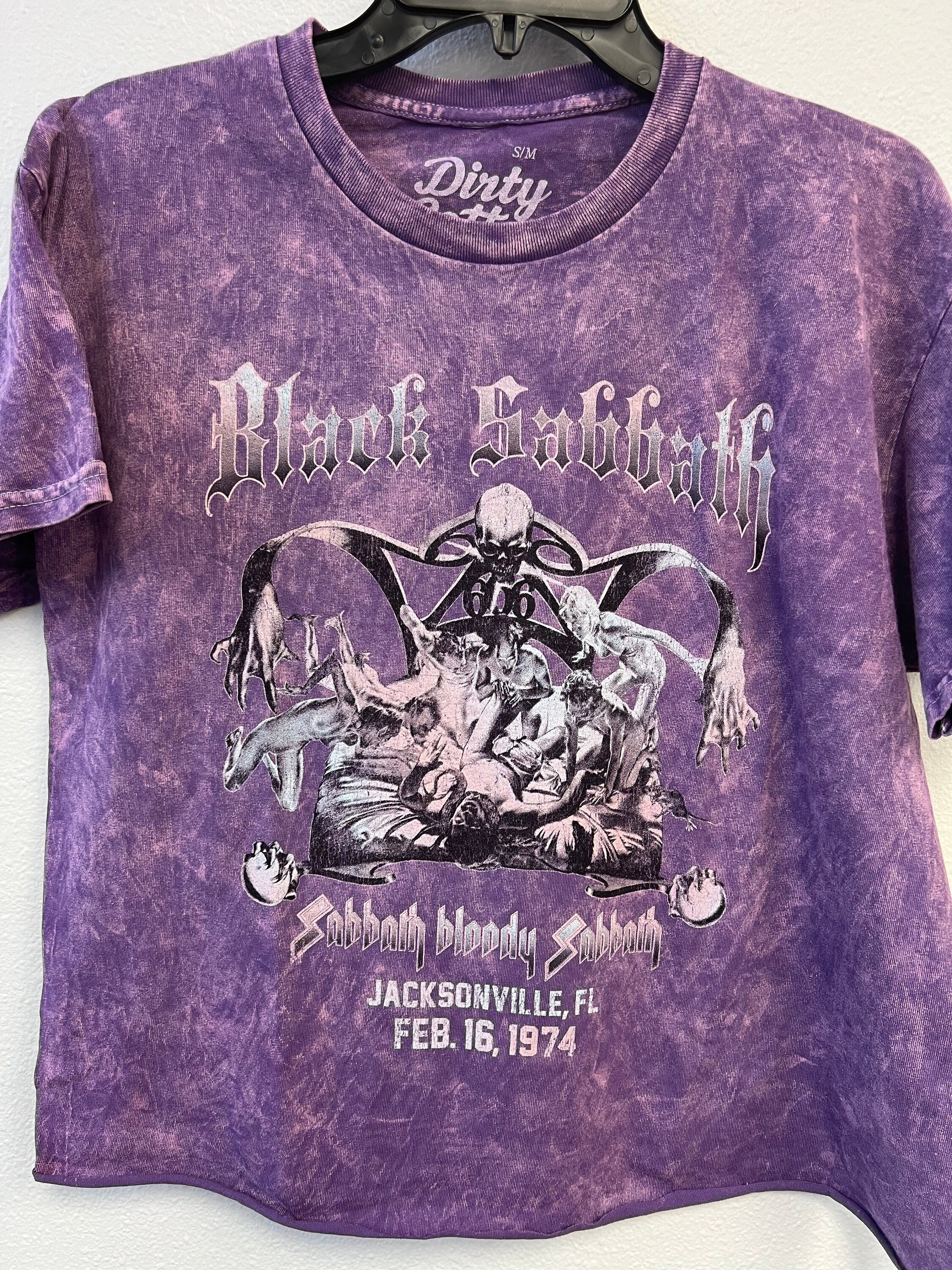 Junya Watanabe Man - Black Sabbath Silk Scarf T-shirt | HBX