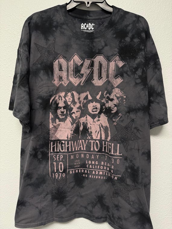 AC/DC - Ticket to Hell - Unisex Oversize Tee - Classic Rock