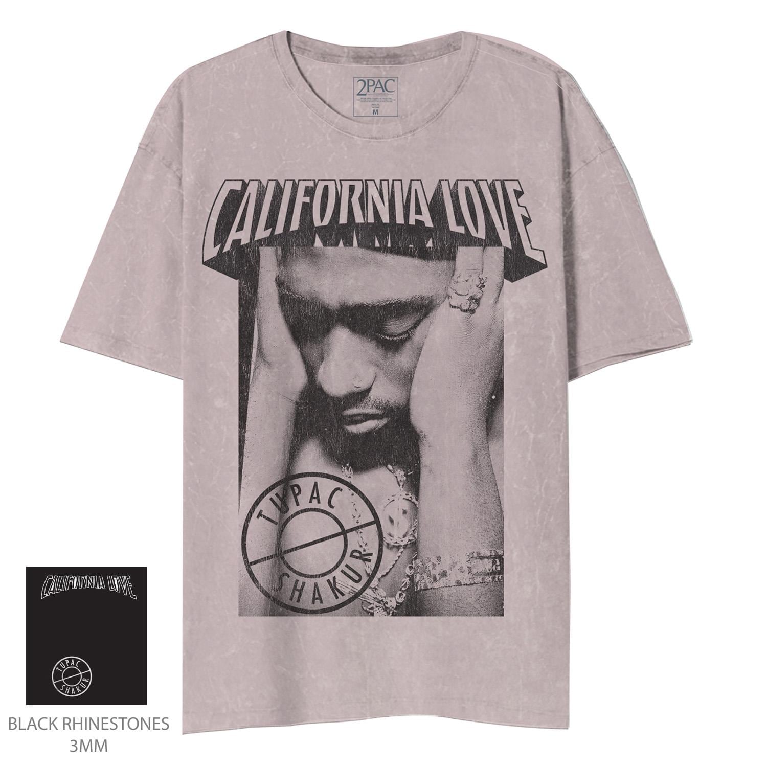 TUPAC - Cali Love Unisex Tee (rhinestones Optional