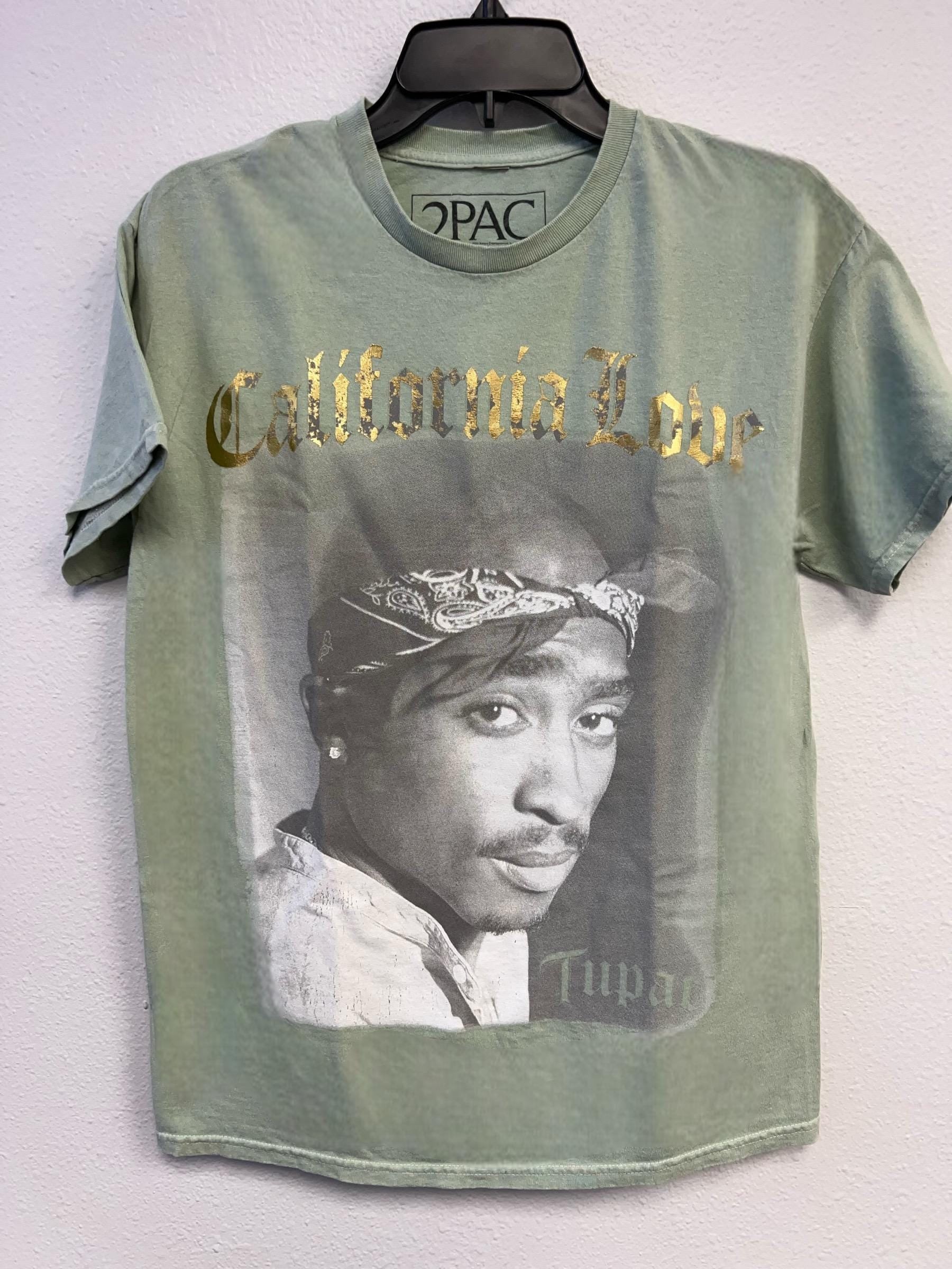 Débardeur Femme Tupac – Coton Blanc – Taille M – Gilet Simple Hommage Au Rappeur Shakur