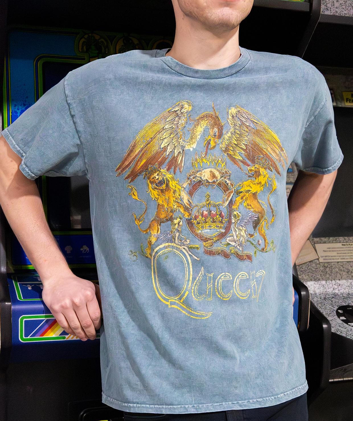 Queen 来日 1985 Tシャツ QUEEN/来日当時のライブイメージ Tシャツ 1985 | ROCK ONE