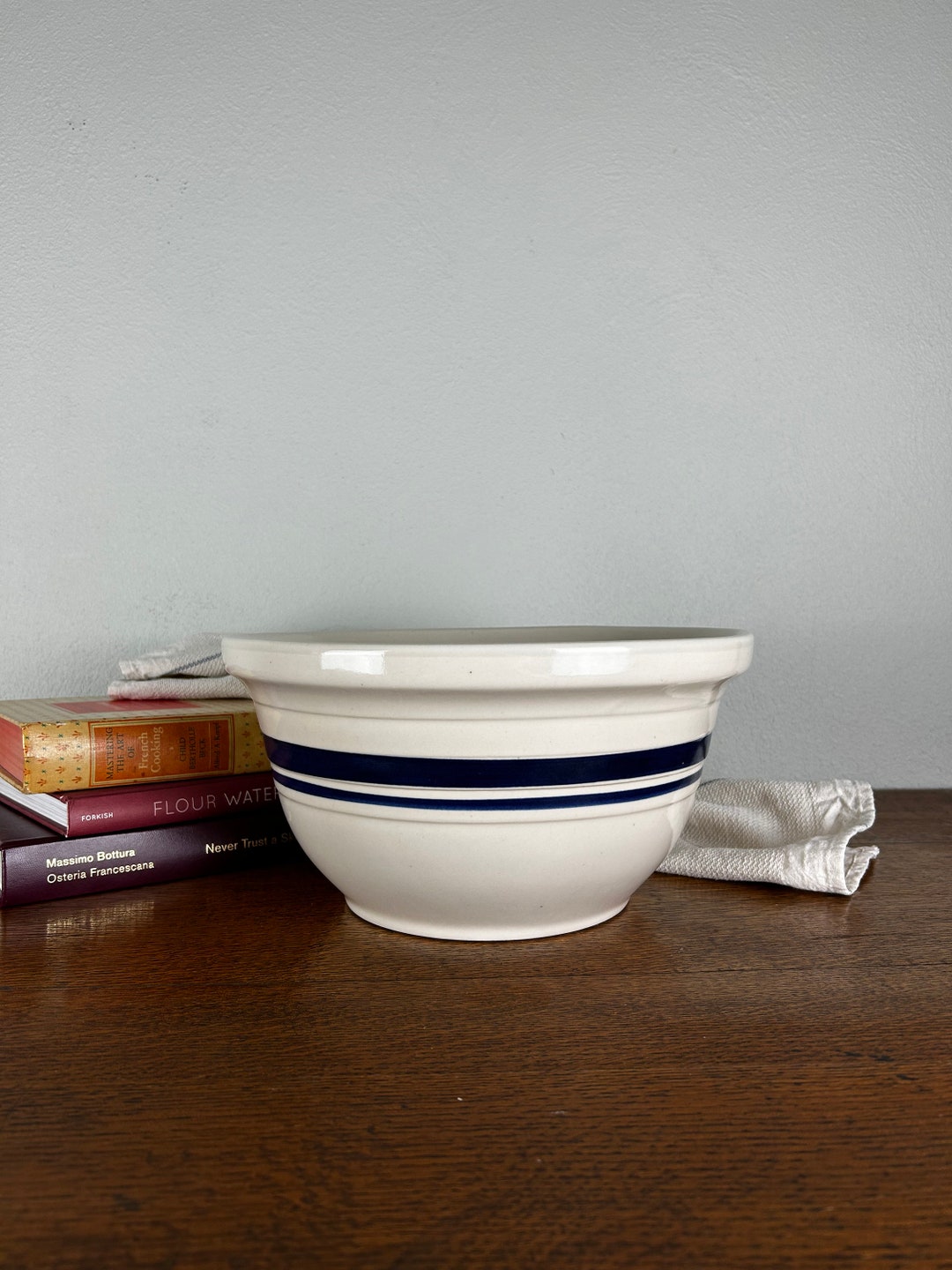 12" Large Stoneware Serving Bowl - Made in America - Etsy