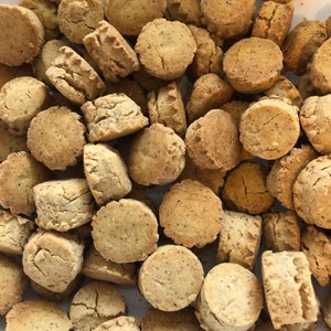 Pumpkin snickerdoodles dog training treats, vegan dog treats