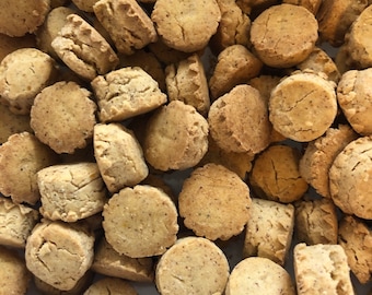 Pumpkin snickerdoodles dog training treats, vegan dog treats