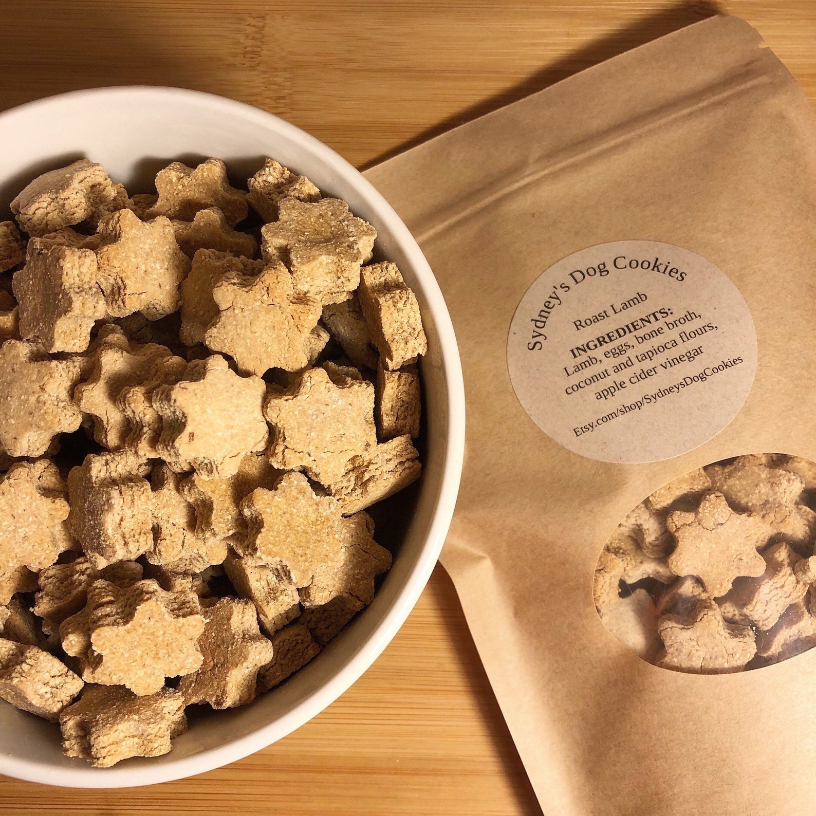 Lamb and Bone Broth Dog Treats Dog Cookies Grain Free Etsy