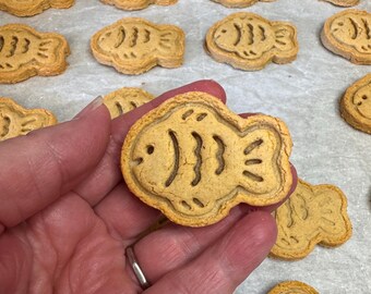 Salmon Mango Dog Treats With Salmon Skin: Fish Pet Cookies