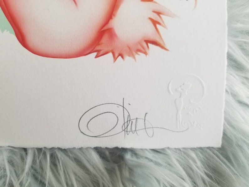 Signed Olivia De Berardinis Rhonda Ridley Giclee Pinup Art Etsy Ireland