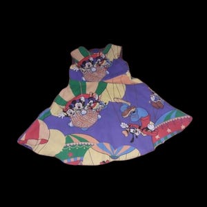 Girls upcycled disney halloween dress, mickey  and minnie  mouse 3 years